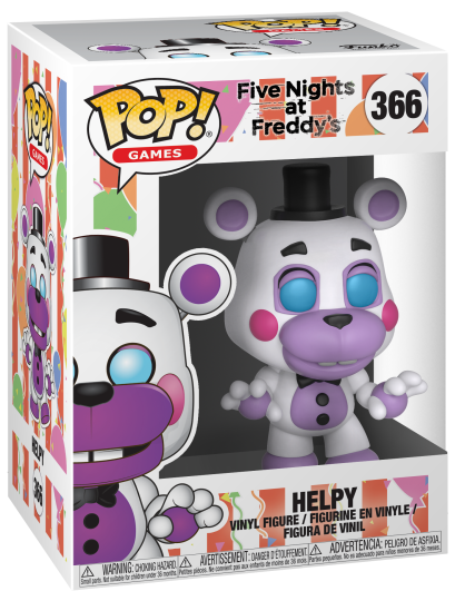 POP! Games: 366 FNAF (Pizza), Helpy – POPnBeards