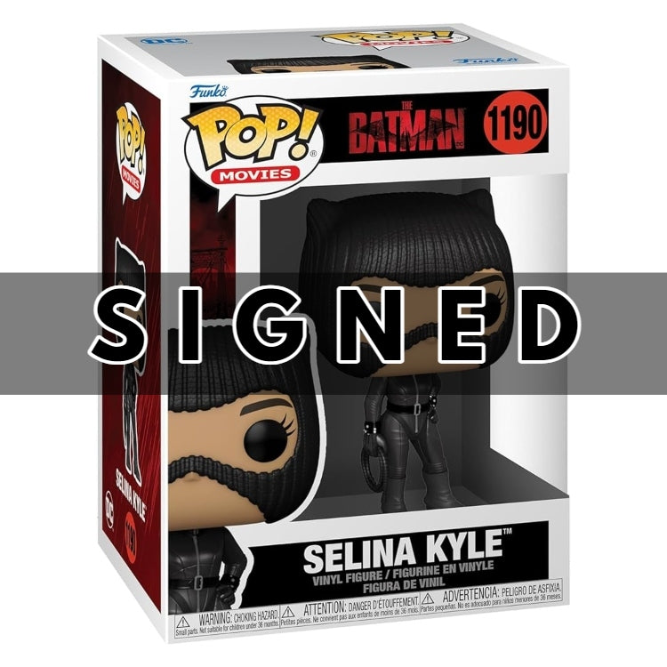 The Batman Selina Kyle Signed Zoe Kravitz