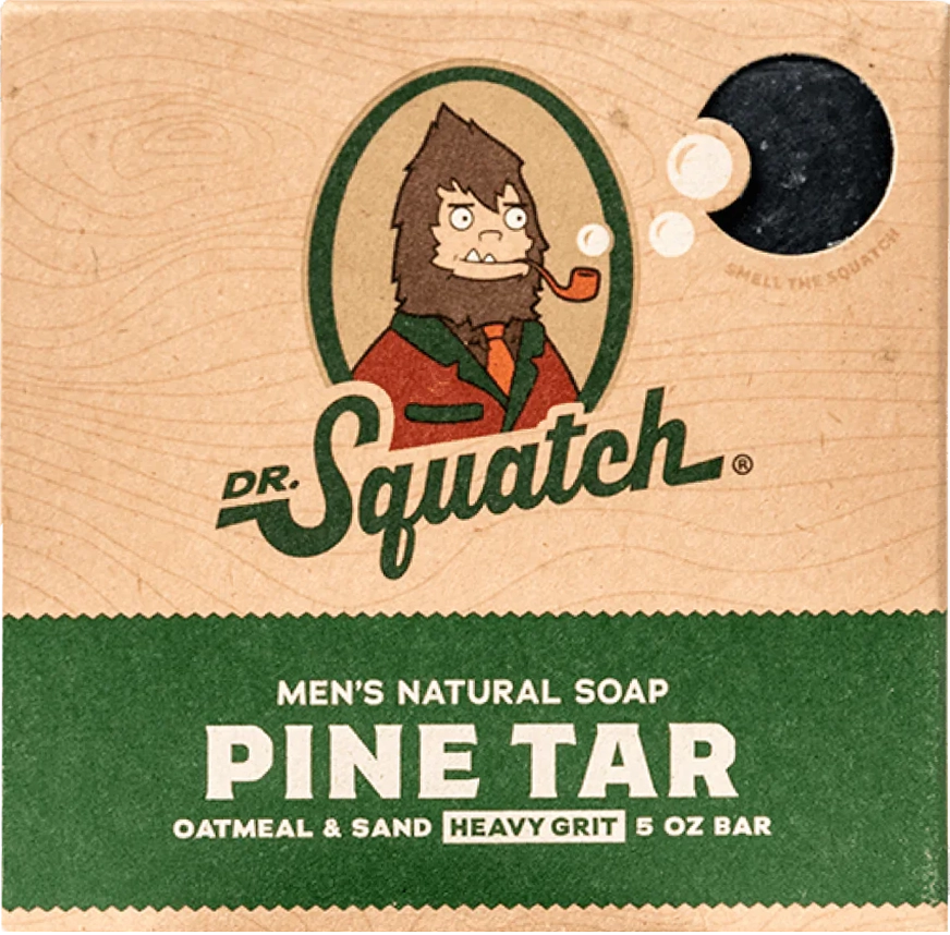 Dr. Squatch: Bar Soap, Pine Tar – POPnBeards