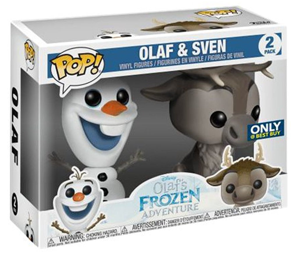 POP! Disney: Olaf's Frozen Adventure, Olaf & Sven (2-Pack) Exclusive –  POPnBeards