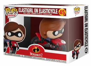 POP! Disney (Rides): 45 Incredibles 2, Elastigirl On Elasticycle (Deluxe)