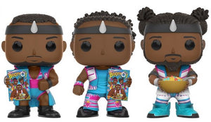 POP! WWE: The New Day (Booty O's Cereal) (3-Pack) Exclusive