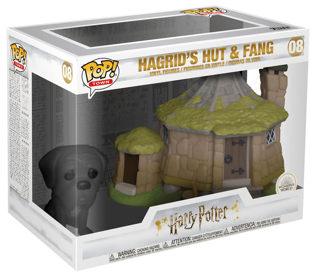 POP! Wizarding World (Town): 08 HP, Hagrid's Hut (Fang) (Deluxe)