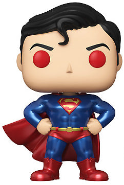 POP! Heroes: 159 Superman, Superman w/ Red Eyes (Deluxe) (MT) (Chase) Exclusive