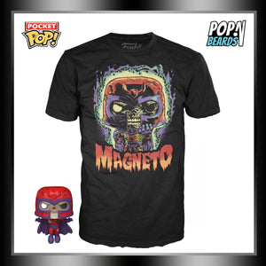 POP! Tees: Marvel (Zombies), Magneto Pocket POP! Figure And Tee