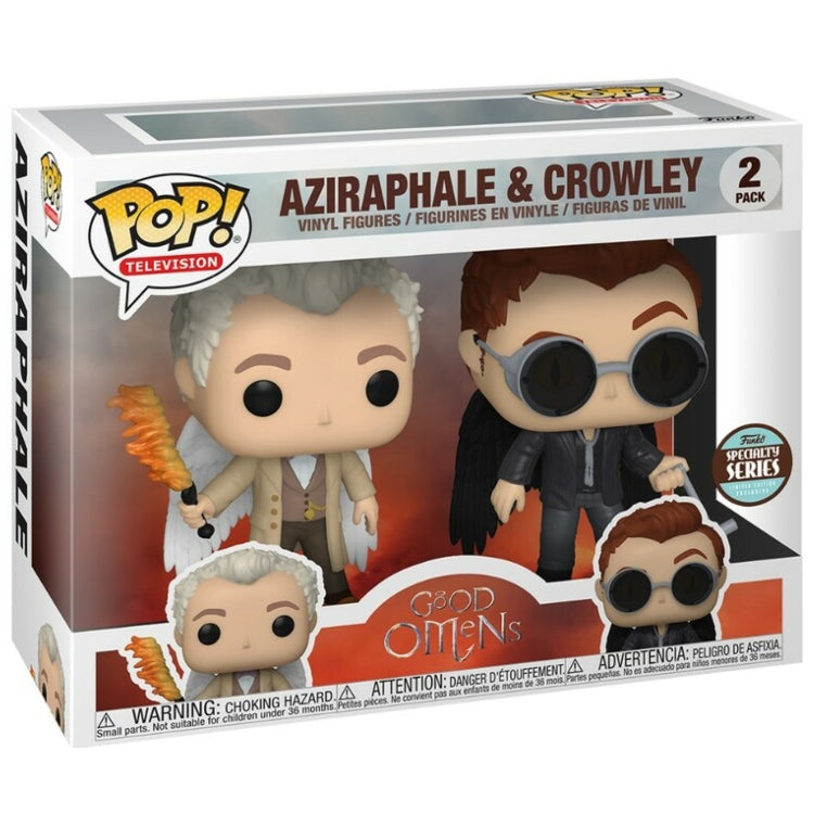 Aziraphale and Crowley with Wings 2 Pack Specialty Series