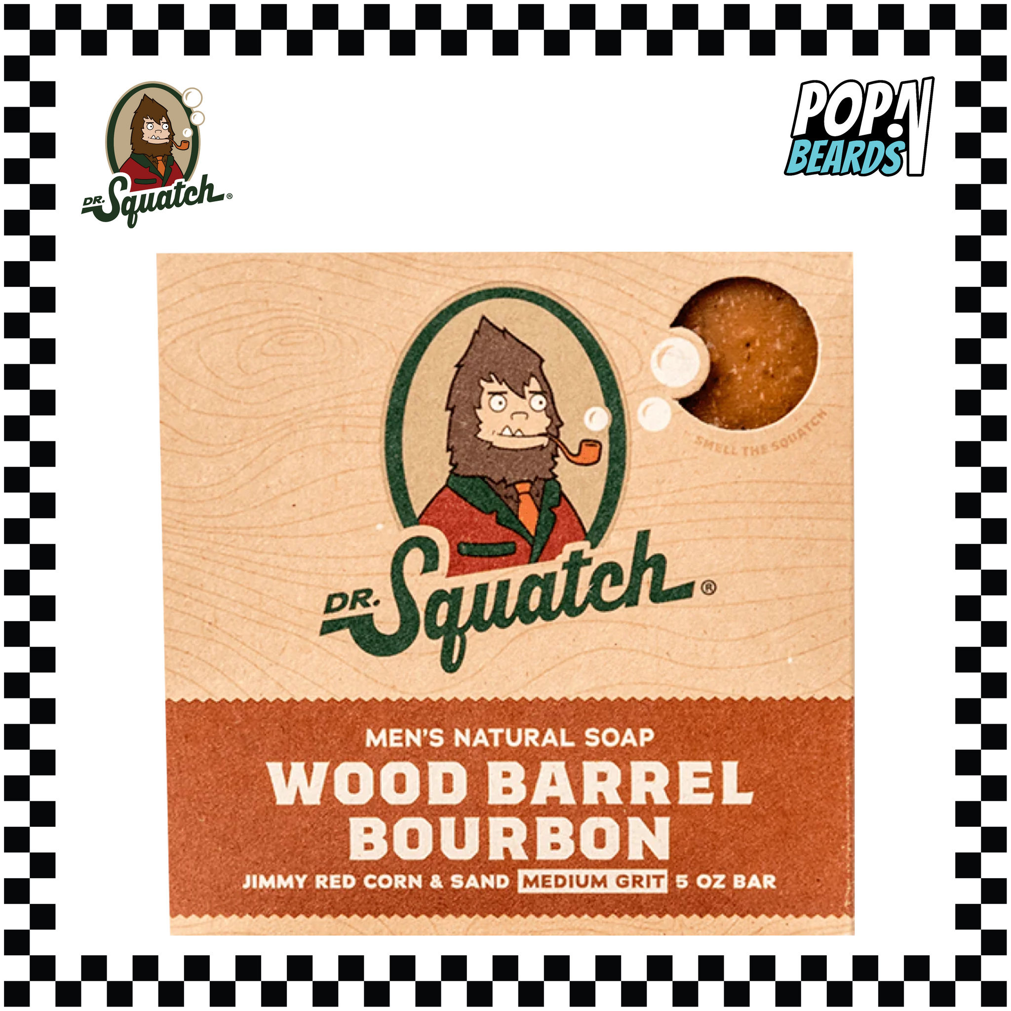 Dr. Squatch: Bar Soap, Wood Barrel Bourbon – POPnBeards
