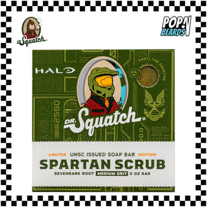 Dr. Squatch: Bar Soap, Spartan Scrub (Halo)