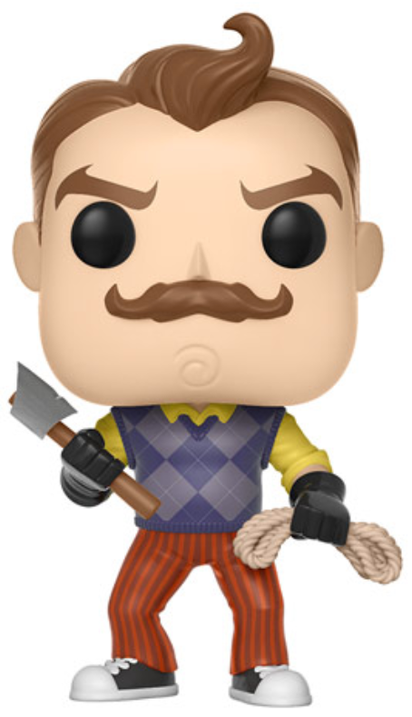 POP! Games: 262 Hello Neighbor, The Neighbor (Axe and Rope) Exclusive