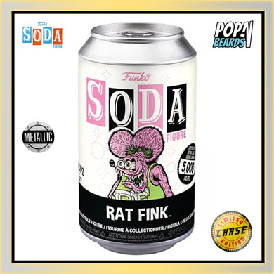 Vinyl Soda: Icons (Rat Fink), Rat Fink (Neon Pink)