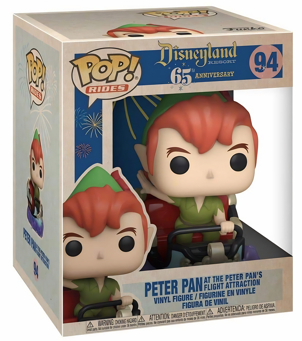 POP! Disney (Rides): 94 Disneyland 65th, Peter Pan (Peter Pan's Attraction) (Deluxe)