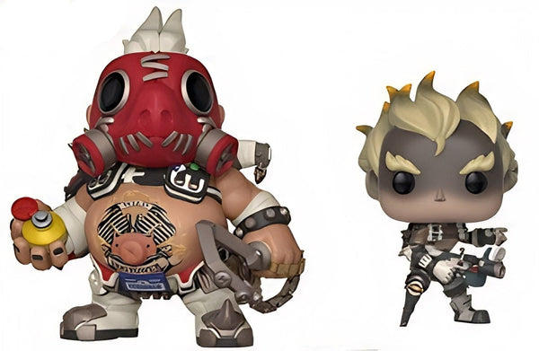 Funko Pop! Games Overwatch Roadhog And Junkrat 2 Pack Exclusivo - Moça do  Pop - Funko Pop é aqui!