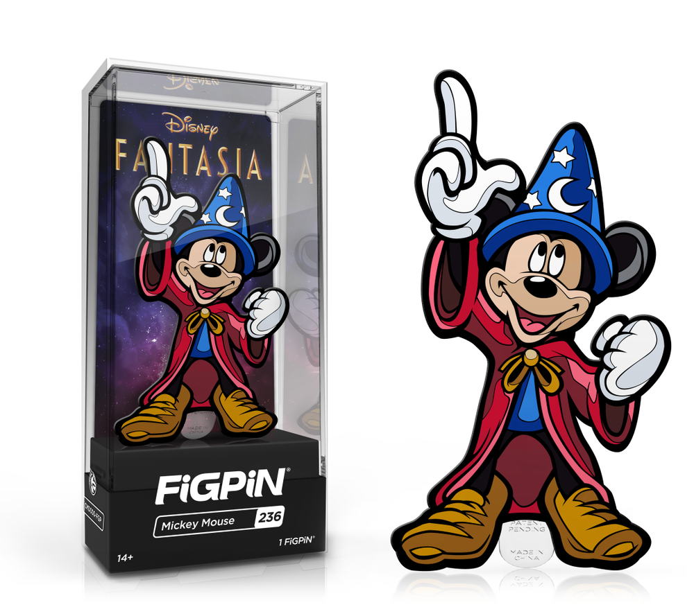 FiGPiN: 236 Disney's Fantasia, Mickey Mouse w/ Case