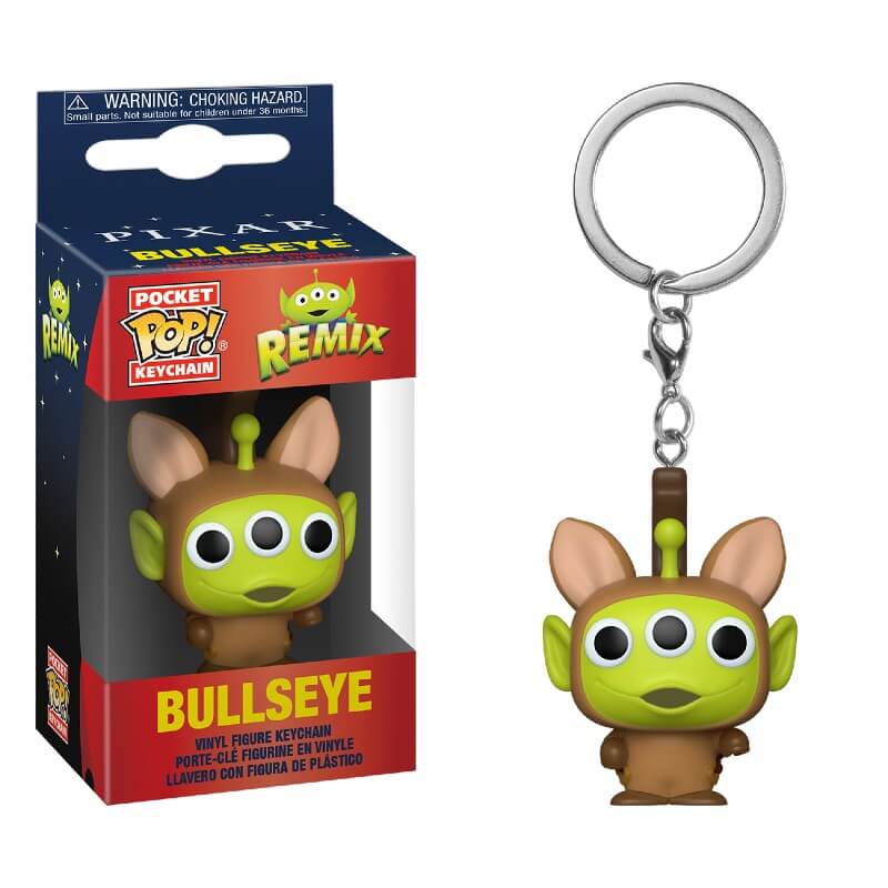 POP! Keychains: Pixar (Alien Remix), Bullseye