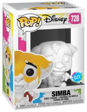 POP! Disney: 728 The Lion King, Simba (DIY) (WHT)