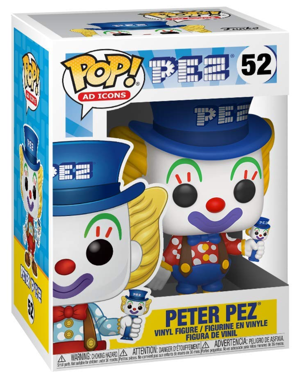 POP! Ad Icons: 52 PEZ, Peter PEZ (Blue Hat)