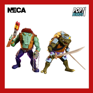 NECA: TMNT, Slash + Leatherhead (2-Pack)