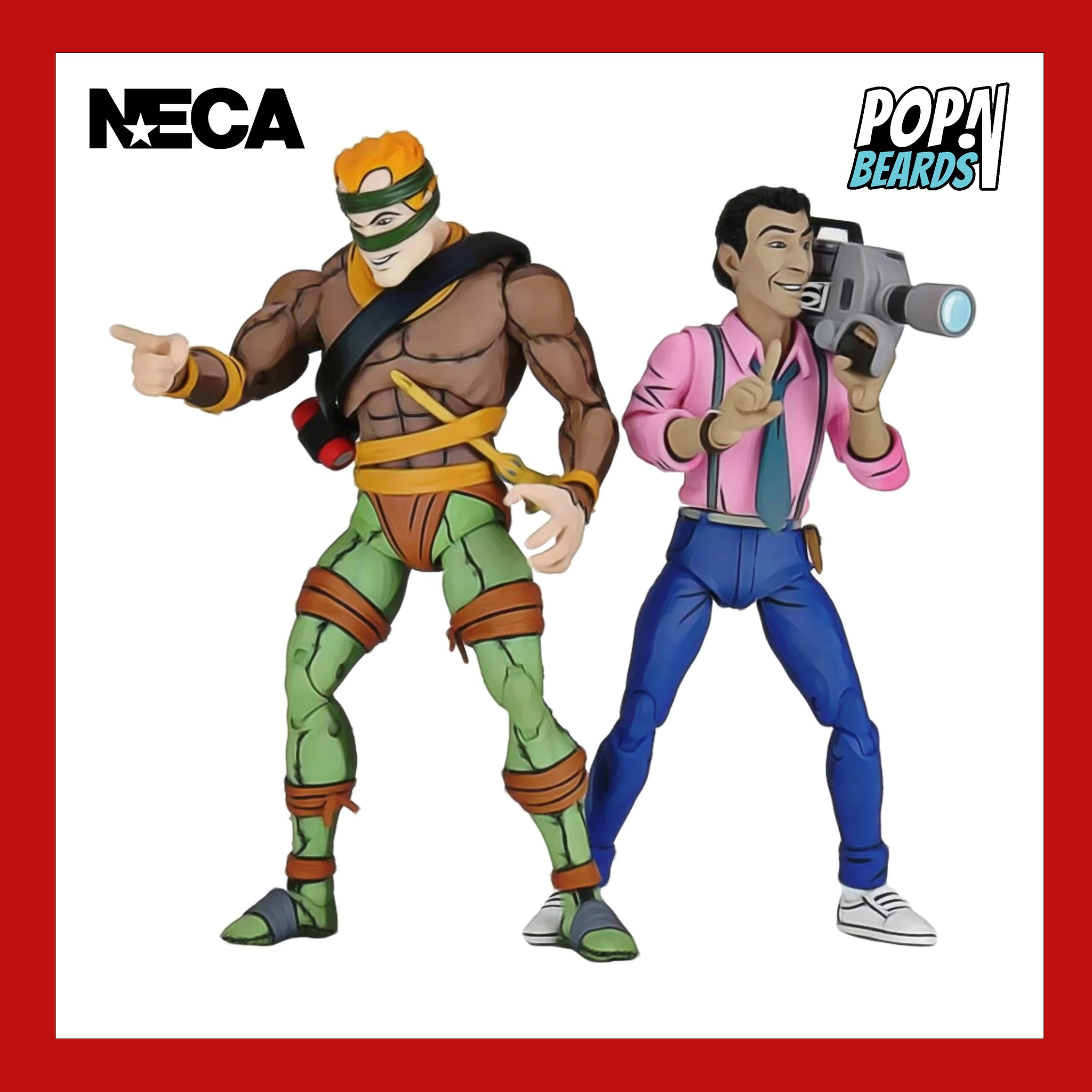 NECA: TMNT, Rat King vs. Vernon (2-Pack) – POPnBeards