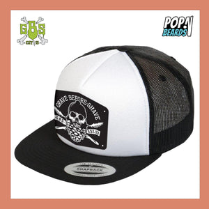 GBS: Hats, Trucker (Pine Logo - BLK)