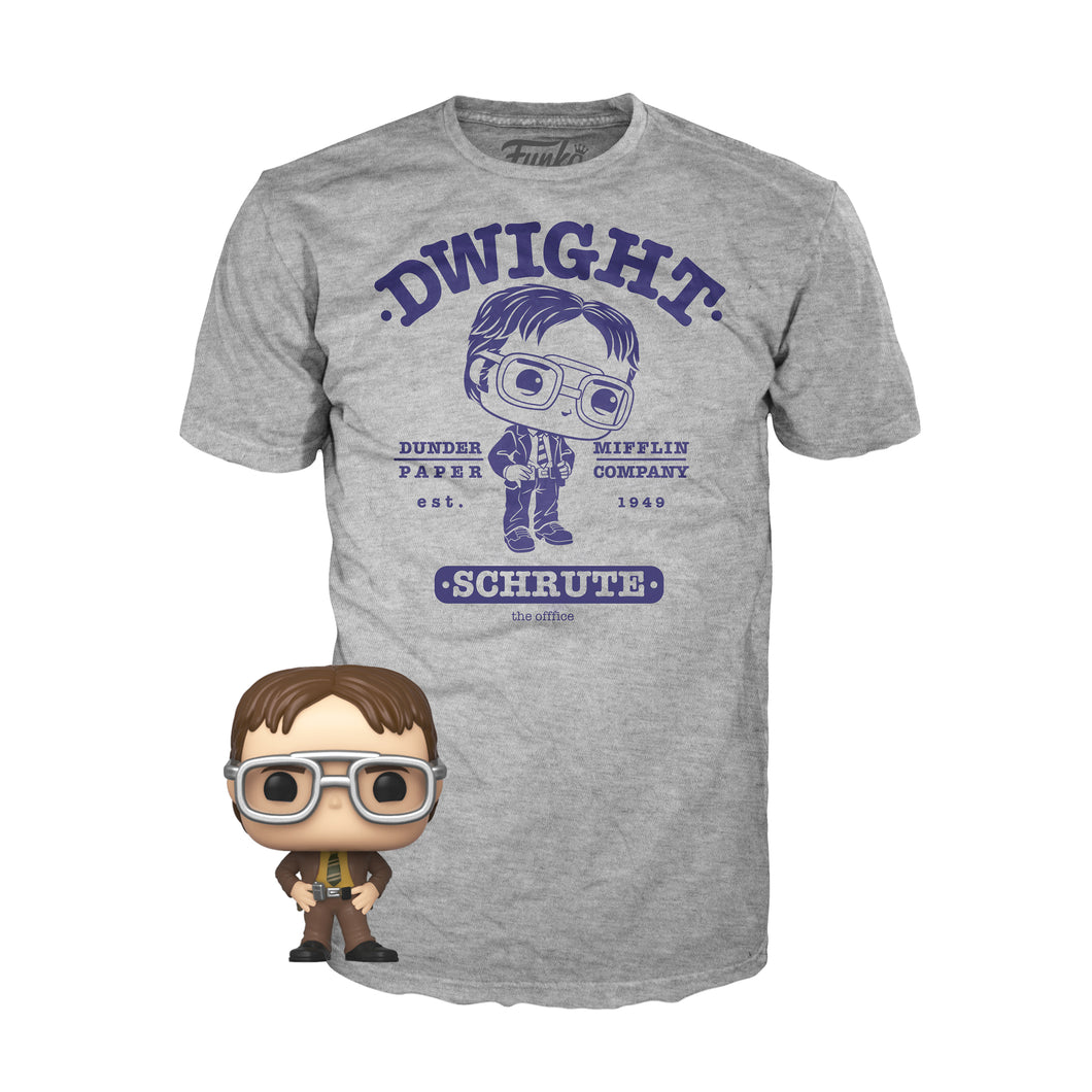 POP! Tees: Television (The Office), Dwight Schrute Figure & Tee