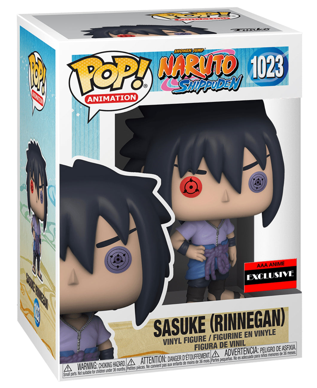 POP! Animation: 1023 Naruto, Sasuke Uchiha (Rinnegan) Exclusive