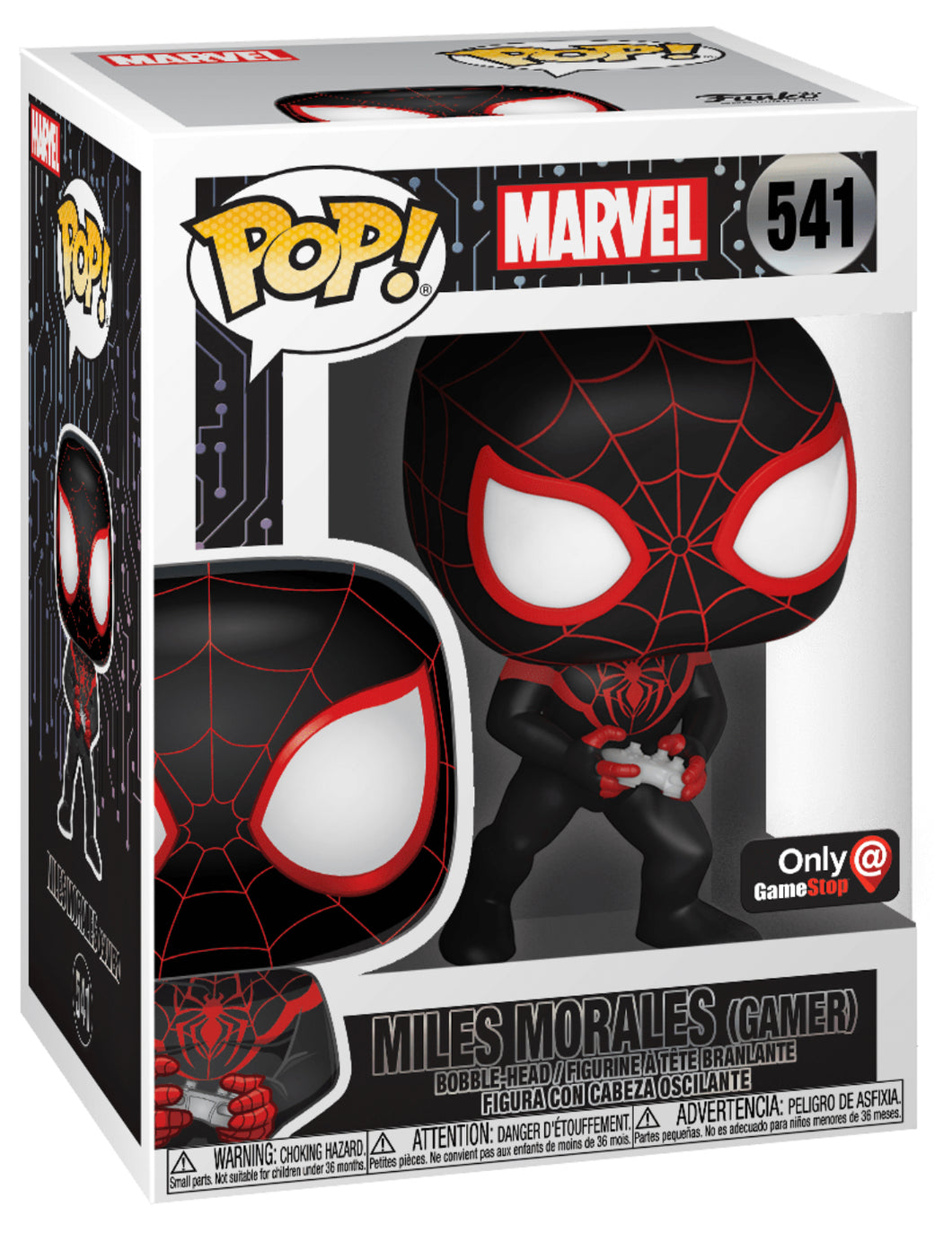 Funko Pop! 541 - Marvel Spider Man Gamer Miles Morales Exclusive