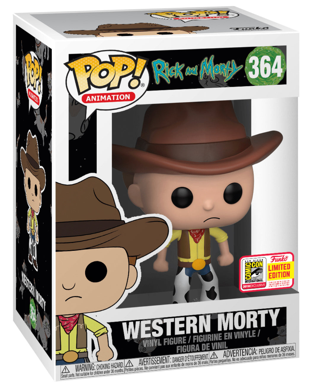 POP! Animation: 364 Rick And Morty, Western Morty Exclusive