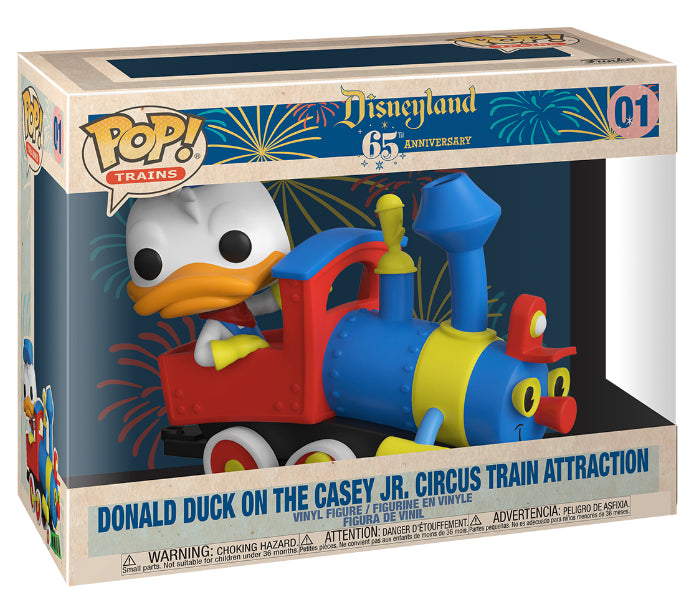 POP! Disney (Trains): 01 Disneyland 65th, Donald Duck (Casey Jr. Circus Train) (Deluxe)