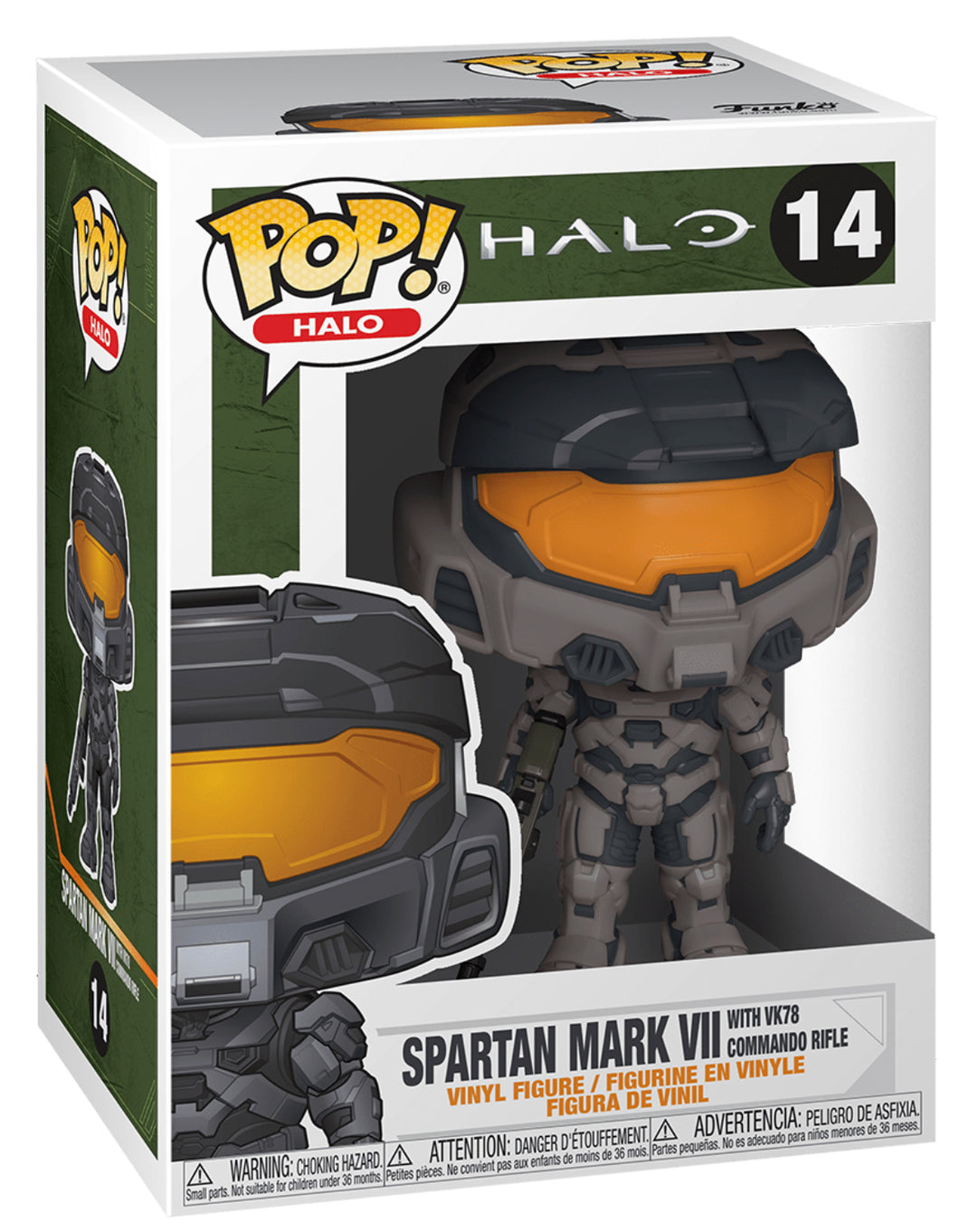 POP! Halo: 14 Halo, Spartan Mark VII w/ VK78 Commando Rifle
