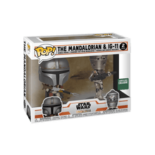 POP! Star Wars: The Mandalorian, The Mandalorian & IG-11 (2-Pack) Exclusive