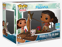 POP! Disney (Rides): 62 Moana, Moana And Pua On Boat Exclusive