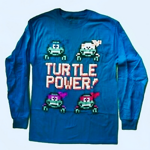 NECA: Tees (TMNT), Turtle Power Arcade (Lootwear) Exclusive