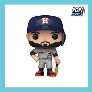 POP! MLB (Baseball): 76 Astros, Jose Altuve (GRY-BLUE Away Jersey) –  POPnBeards