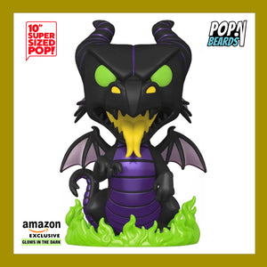 POP! Disney: 1106 Villains, Maleficent (Dragon) (GITD) (Deluxe) Exclusive