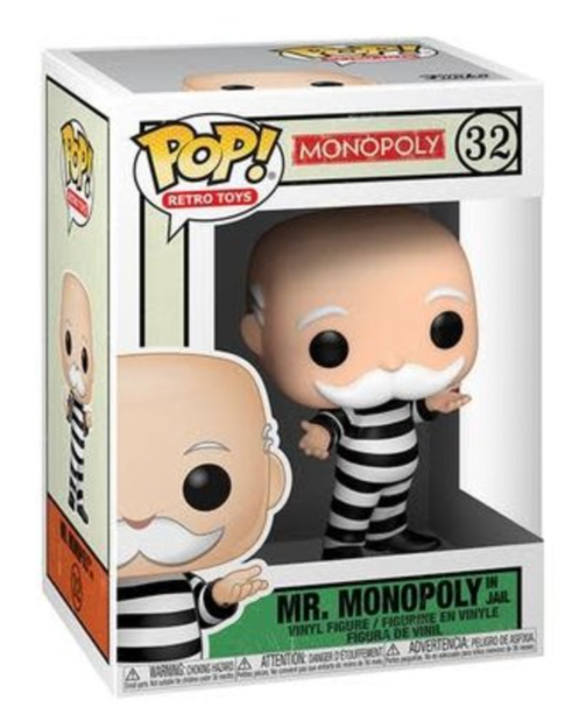 POP! Retro Toys: 32 Monopoly, Mr. Monopoly in Jail