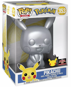 POP! Games: 353 Pokemon, Pikachu (SLV) (MT) (Deluxe) Exclusive