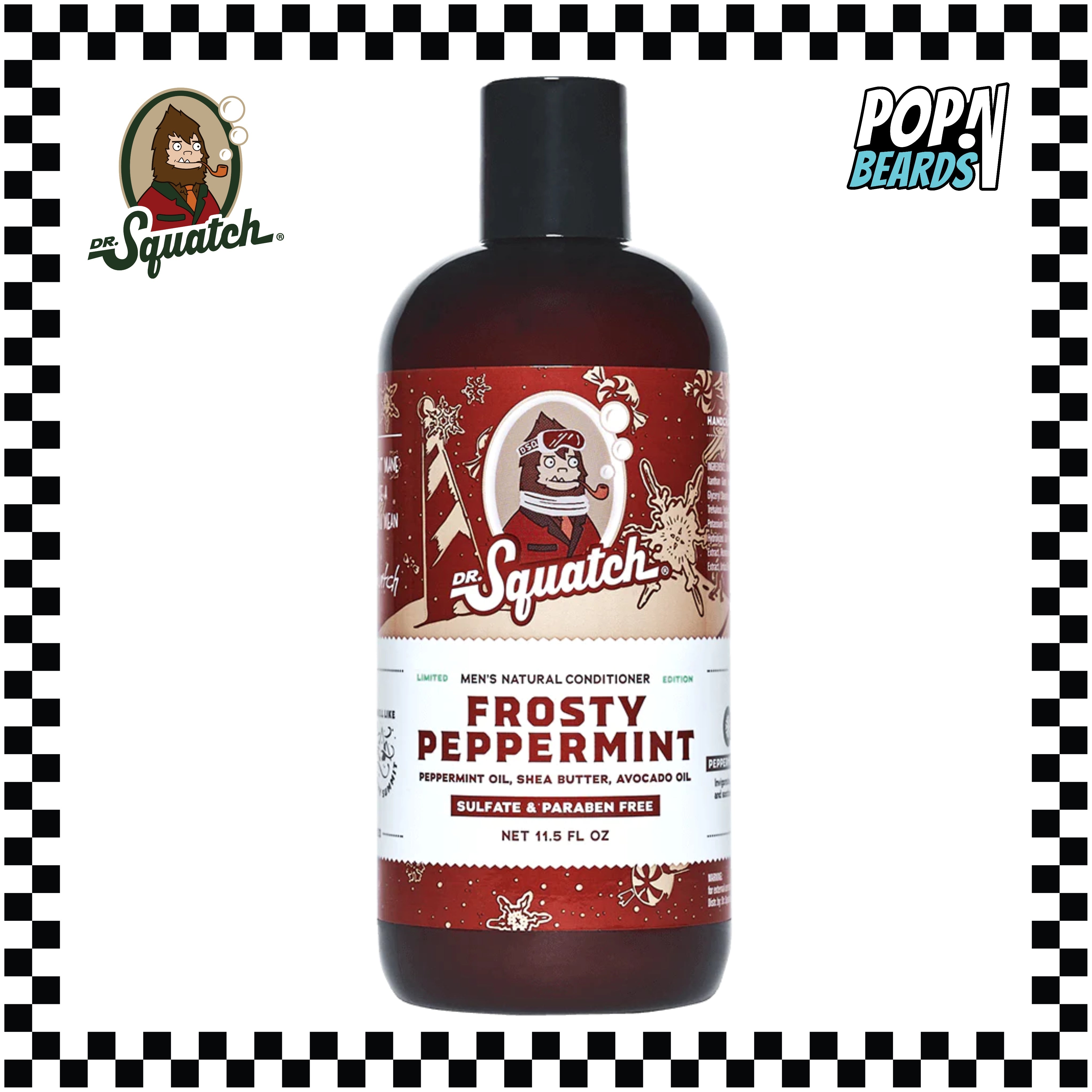 Dr. Squatch Frosty Peppermint Shampoo + Conditioner Limited Edition RARE!!!