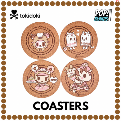 Tokidoki: Coasters, Sweet Cafe (4-Pack)