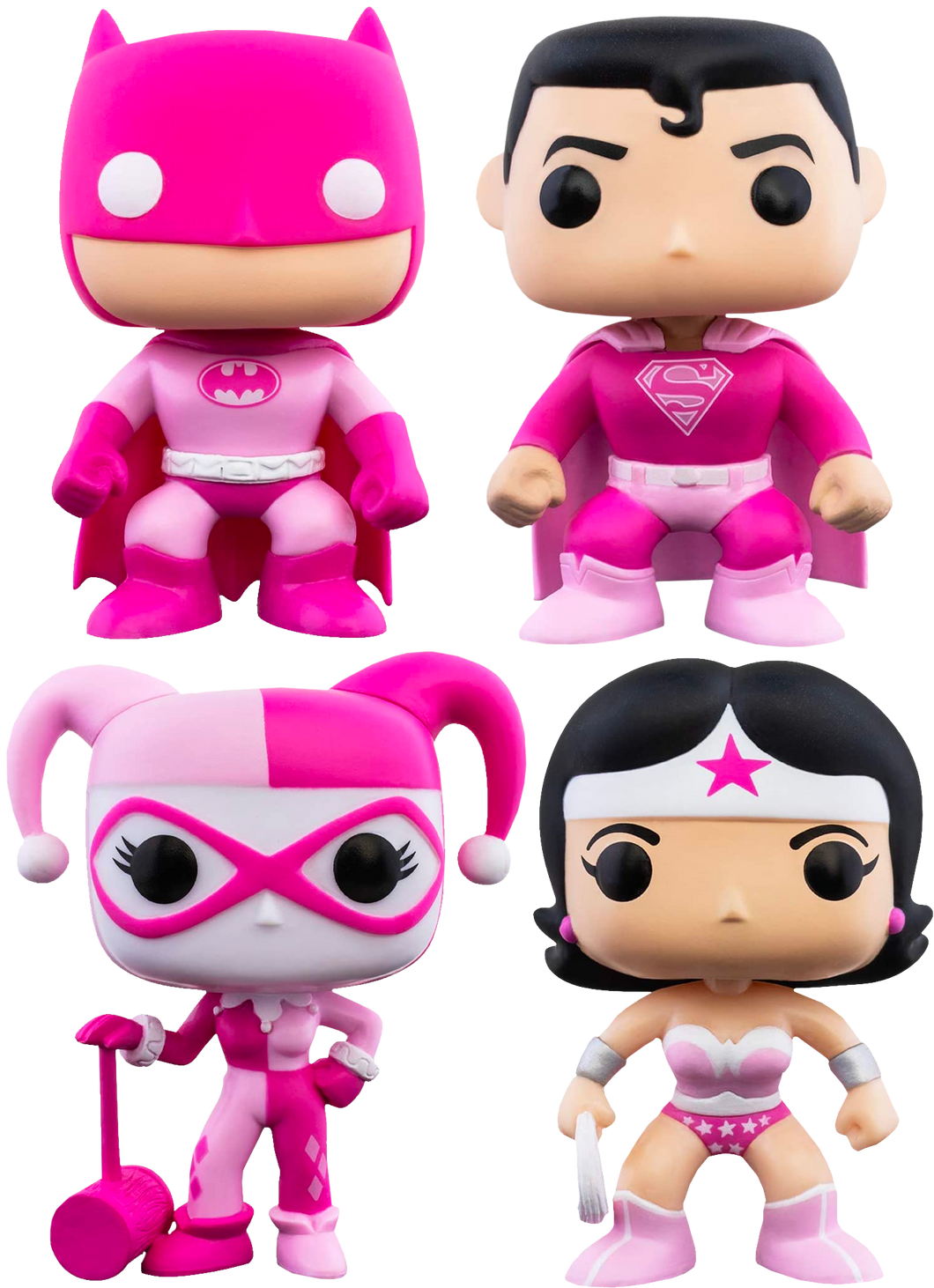 POP! Heroes: DC, Breast Cancer Awareness (Bundle)