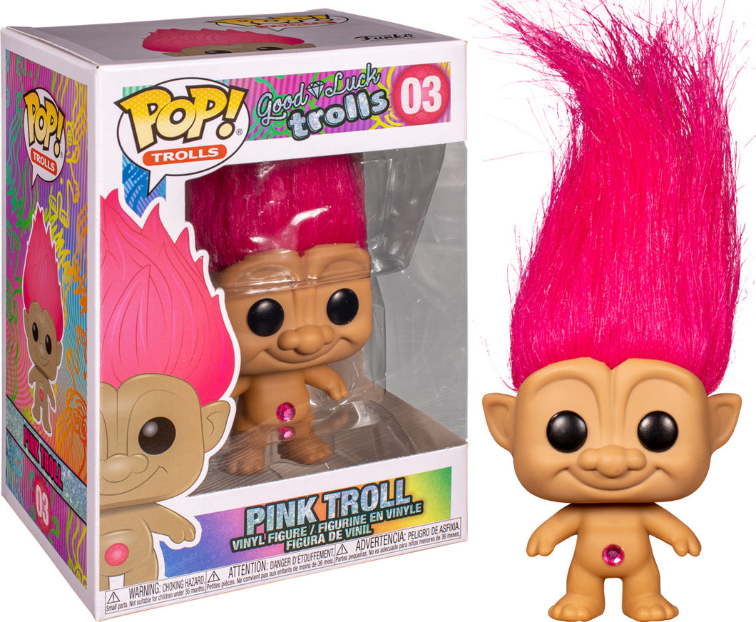 Funko Pop! Filme Trolls Pink Troll 03 Boneco Colecionave Original - Moça do  Pop - Funko Pop é aqui!